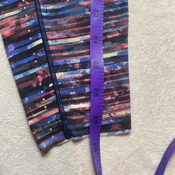 Lululemon Fast & Free 7/8 Tight II *Nulux 25" Hinshu Alpine White Multi Size 8 - Picture 12 of 12